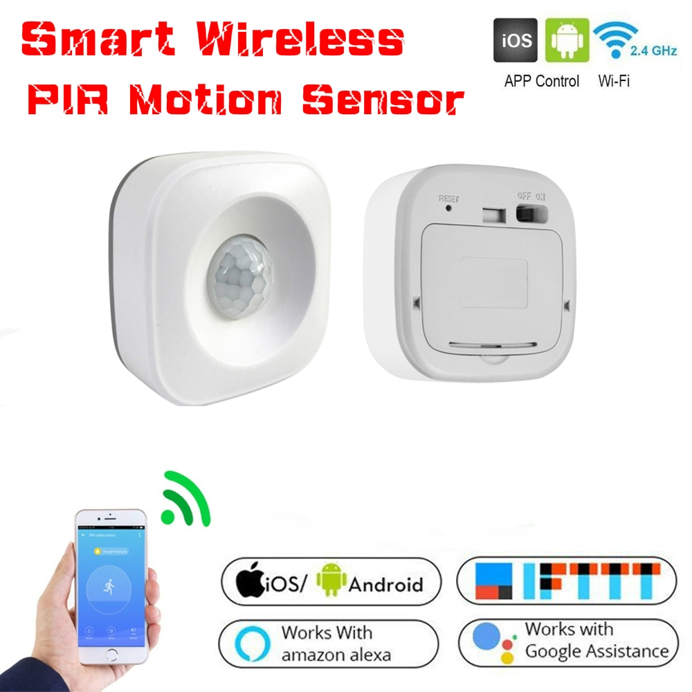 High Accurate Smart Home Automation Smart Wireless PIR Motion Sensor Detector Compatible Alexa Google Home Assistant