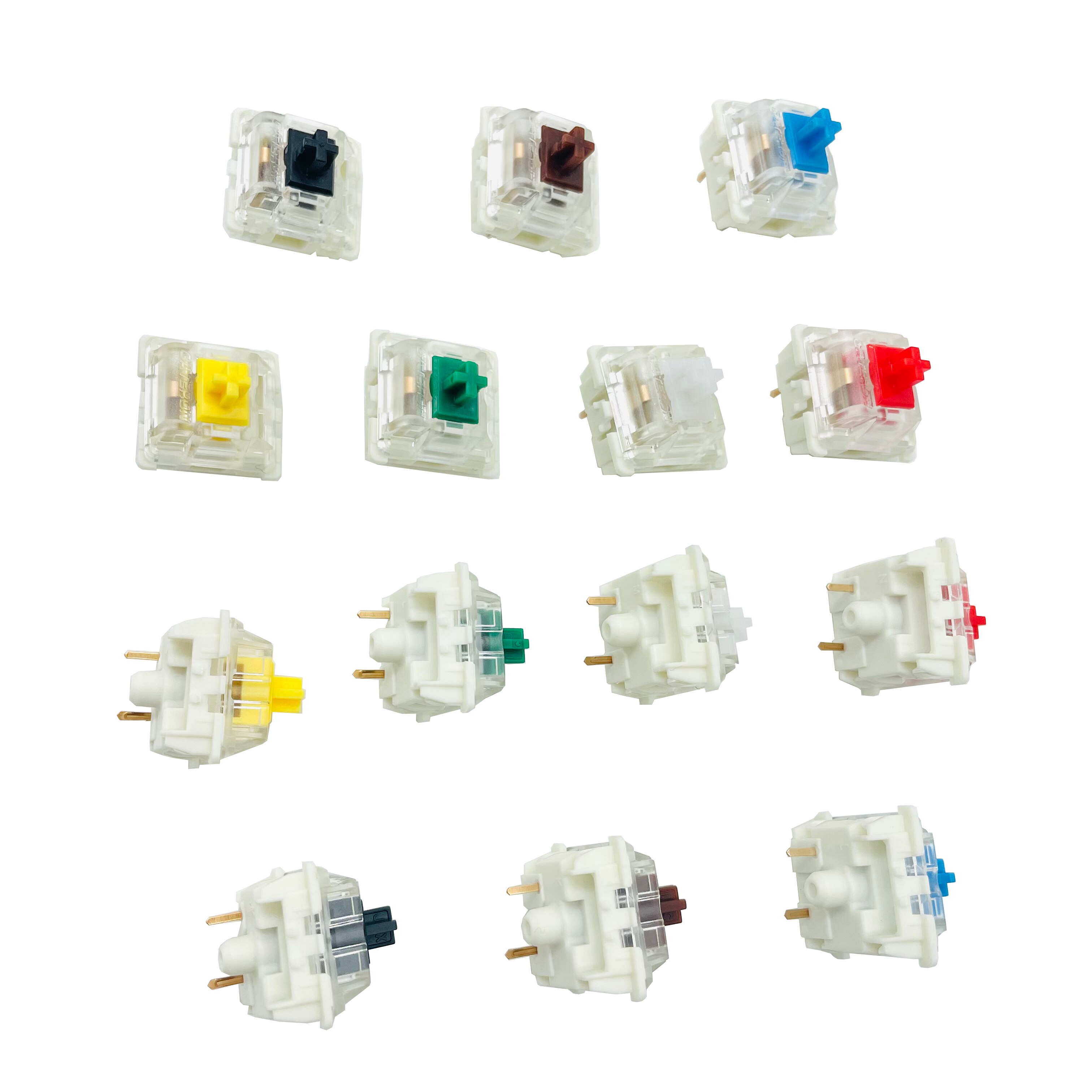 Gateron SMD przełączniki czarny czerwony brązowy niebieski jasnozielony żółty 3 piny Gateron przełącznik do klawiatury mechanicznej fit GK61GK64 GH60