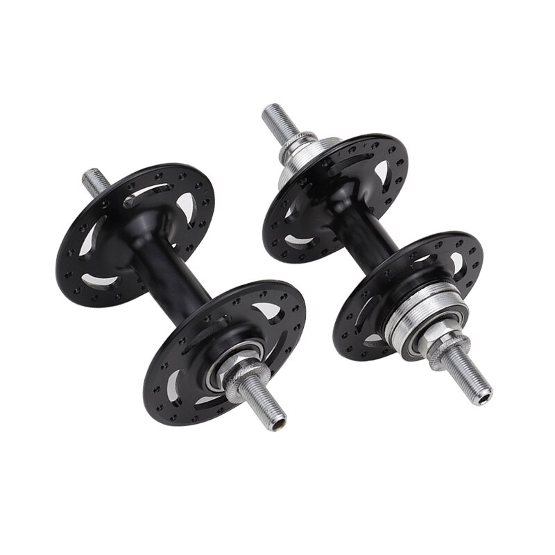 No Logo Novatec A565SBT A566SBT 20/24/28/32/36H Fixed Gear Single Speed Bicycle Hub With Sprockets And Lock Nuts 14/15/17T Black