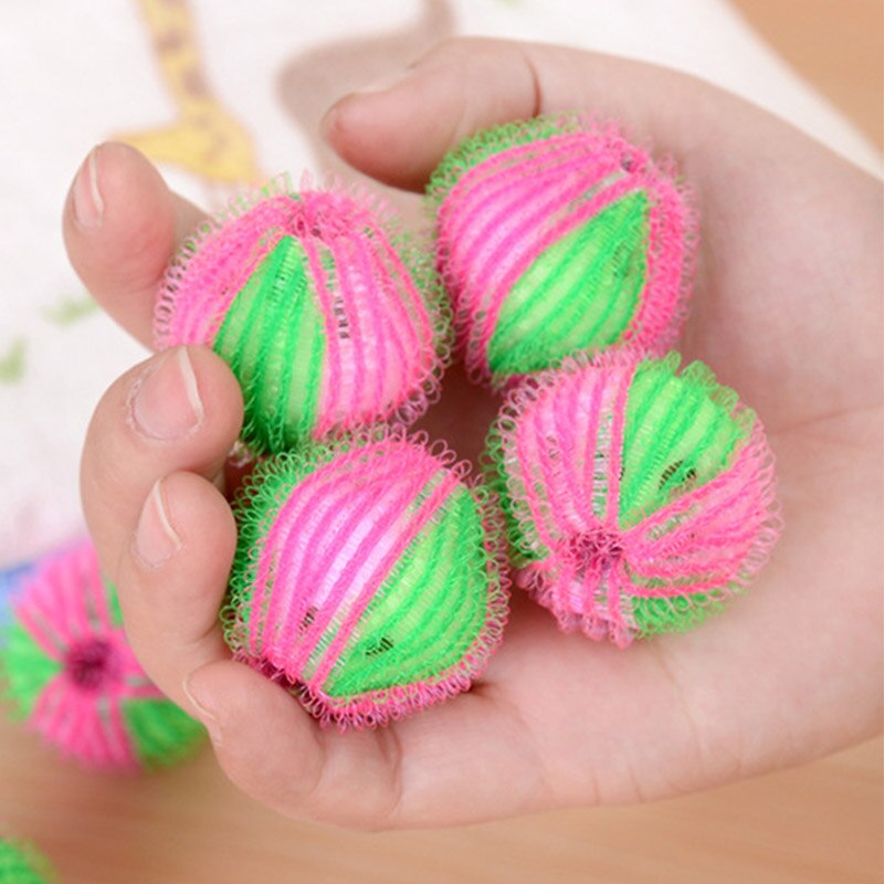 2/4/6Pcs/set Washing Ball Reusable Clean Tools Washing Machine Balls Magic Decontamination Plastic Laundry Ball Dryer Balls