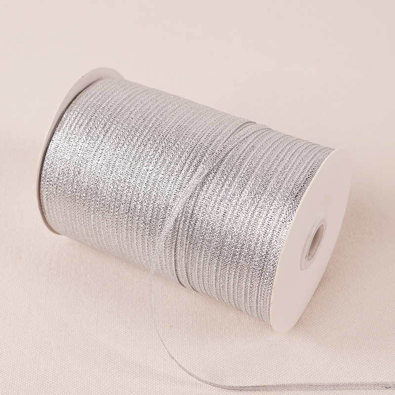 Cinta de raso de seda con purpurina dorada y plateada, 10 metros, 3mm, decoración para , hogar, boda, , Navidad, Halloween, Material DIY: Cobre envejecido