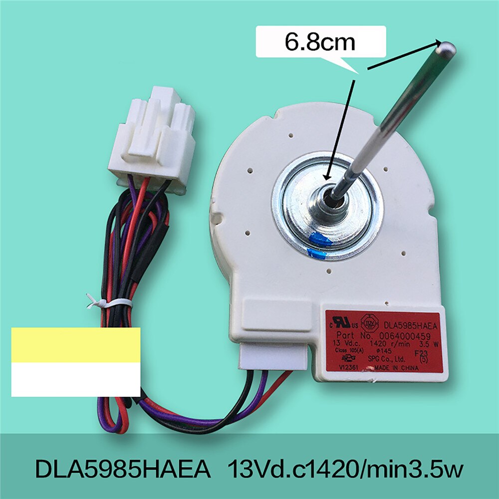 13V 3.5W 0064000459 Replacement Cooling Fan Motor for Haier Refrigerator BCD-550WB Freezing DC Fan Motor