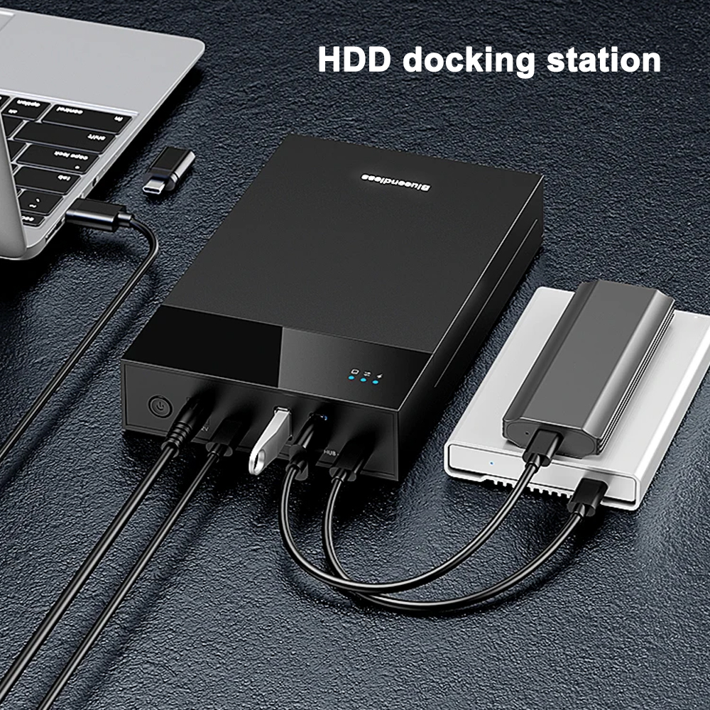 USB 3.0 naar 3,5 inch SATA harde schijf Docking Station Externe harde schijfbehuizing voor 3,5 2,5 inch SATA SSD HDD tot 20 TB