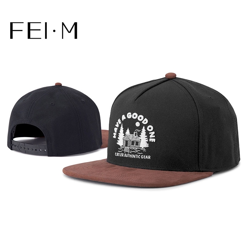 FEI M HAVE A GOOD ONE Adjustable Snapback Cap Cycling Outdoor Baseball Cap Travel Adult Casual Sports Sun Hat bone