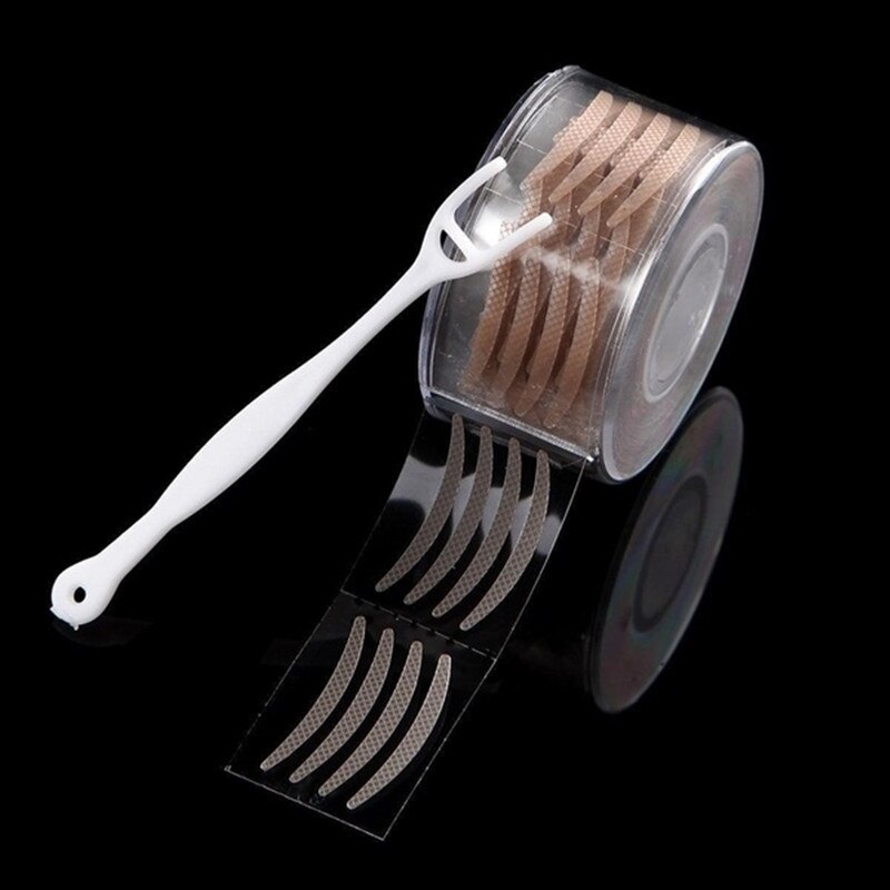 600Pcs/Reel Dubbele Ogen Make Up Ooglid Sticker Vouw Zelfklevende Ooglid Tape Stickers Make Clear Onzichtbare Oog tool