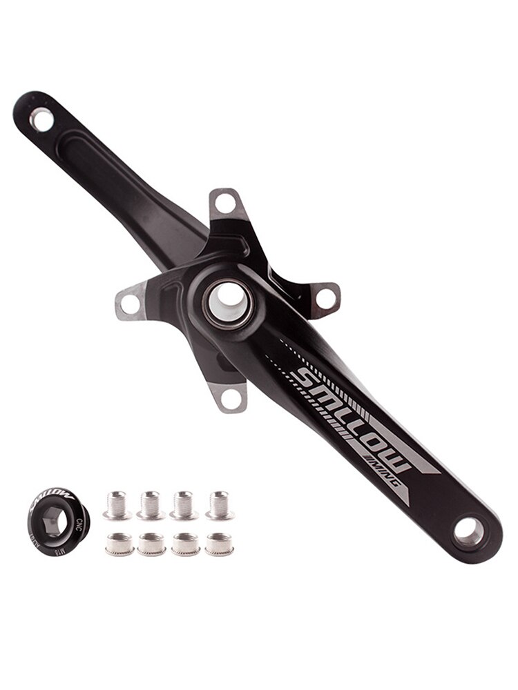 Universal MTB Bike Crankset Aluminum Alloy 104 BCD Bicycle Crankset Road Bike Crank Bicycle Part Accessories 152mm 165mm