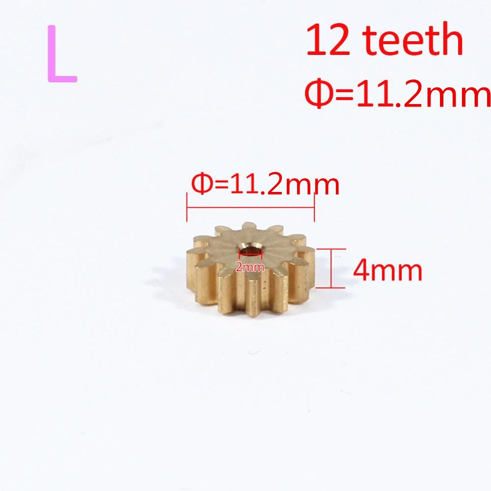 Azgiant 1Pcs 8/9/10/11/12 Tanden Koperen Auto Motor Gear Voor FC280 260 130 140 motor Internationale Standaard Universele: L