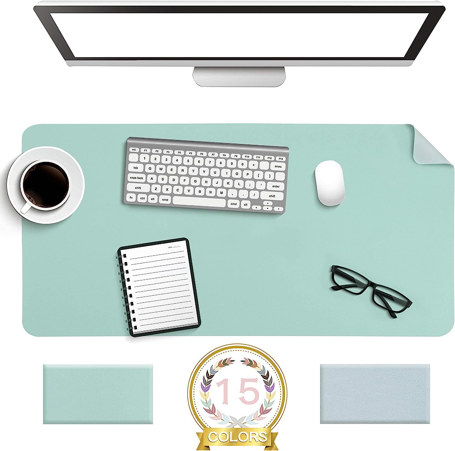 XXL Office Desk Pad Mat PVC Leather Waterproof Mouse Pad Desktop Keyboard Desk Pad Ultra Thin Large Desk Blotter