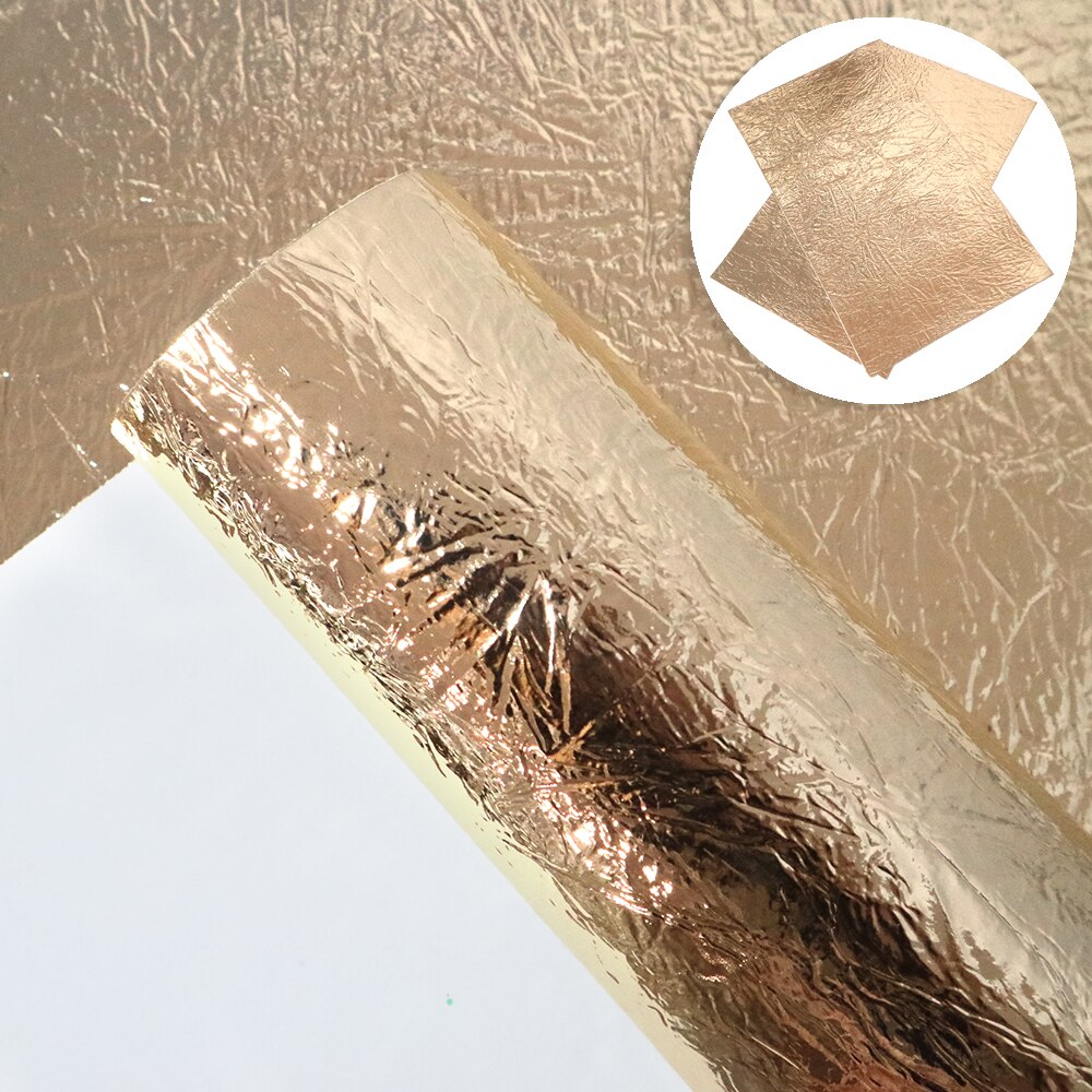 20*34cm Color sólido Metal explosión grieta cuero sintético, materiales hechos a mano para manualidades de bolsos, 1Yc7220: 1089701002