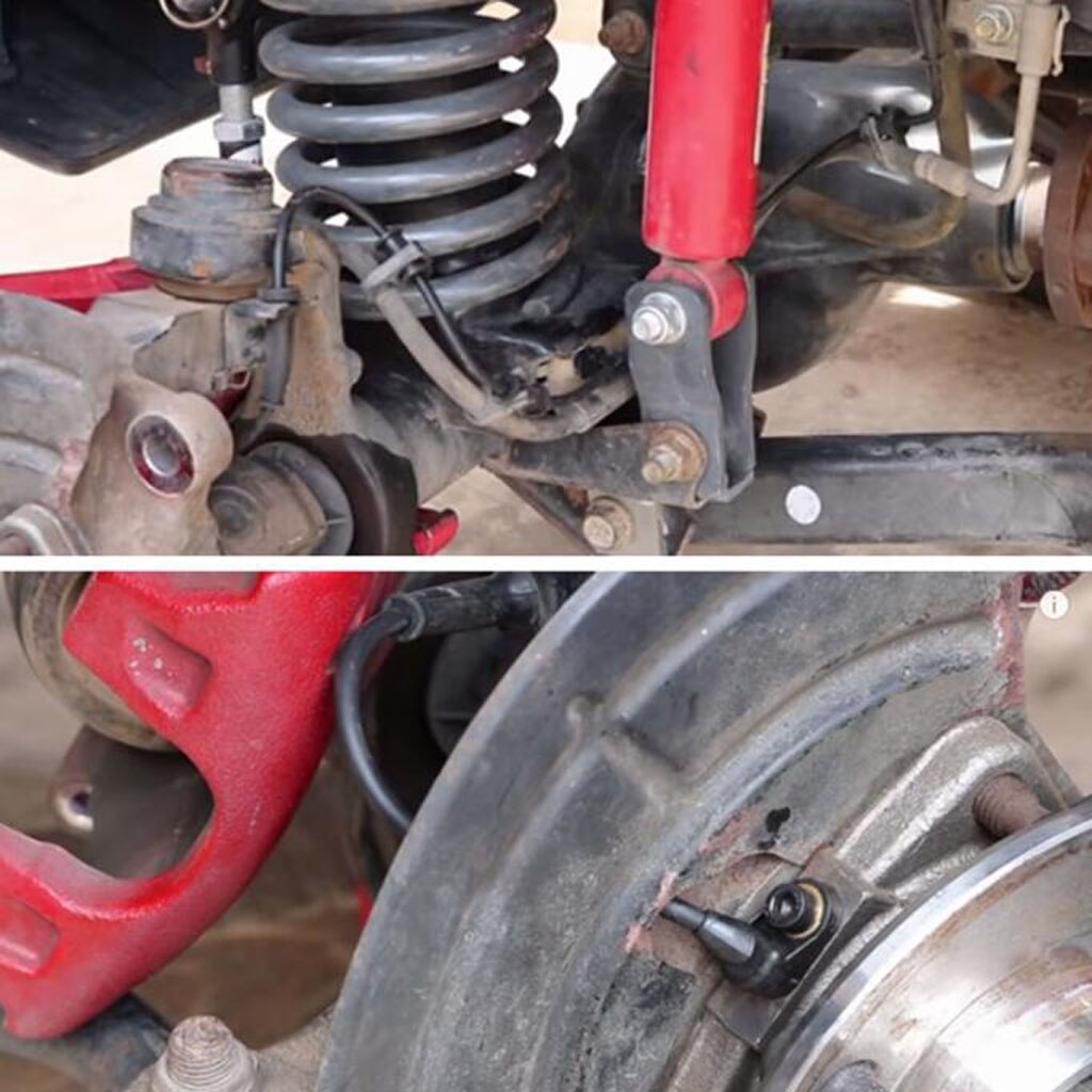 ABS Wheel Speed Sensor Rear Compatible with Jeep Wrangler JK 2007 68003281AC 52060156AD