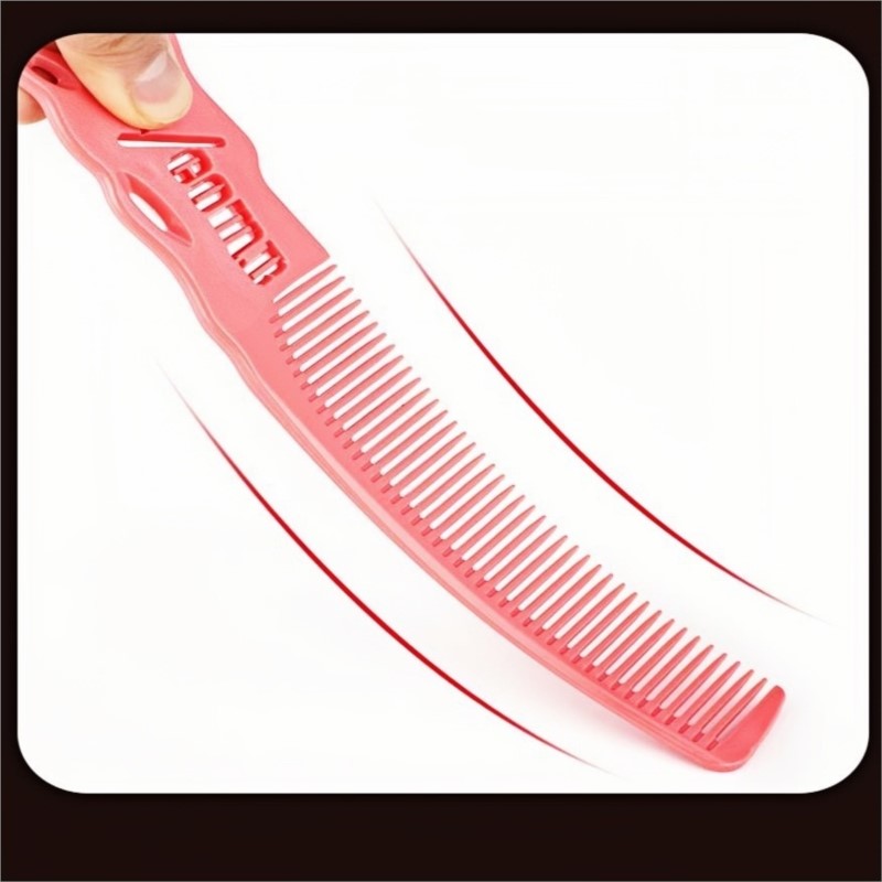 Kolorowe grzebienie z krawędzią robić strzyżenia włosów, fryzjerskie grzebienie robić strzyżenia na płasko dla mężczyzn, profesjonalne grzebienie robić strzyżenia włosów, szczotki fryzjerskie, narzędzia robić stylizacji włosów w salonie fryzjerskim.