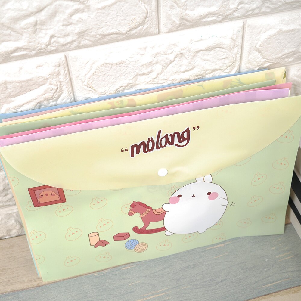 A4 Multicolor Document File Bag, Transparante Envelophouder Opbergtas