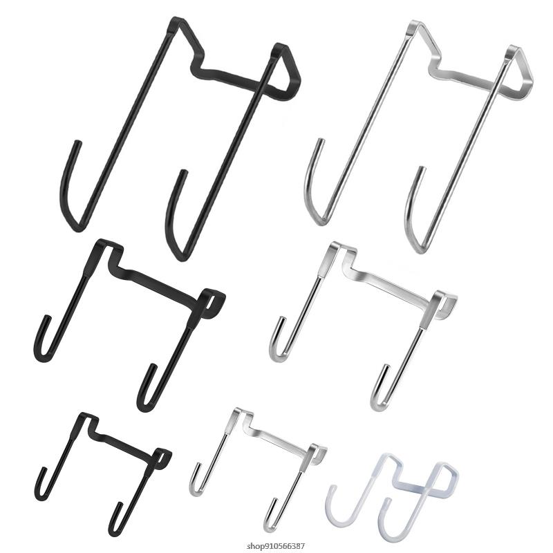 S Shape Hanging Hook Stainless Steel Double S Shaped Storage Hooks for Home Kitchen Bathroom Cabinet Door Key Towel