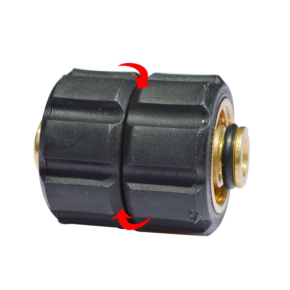 High Pressure Washer Swivel Connector M22 Car Washer Brass Rotating Adapter Swivel Coupling M22 Female + M22 Female
