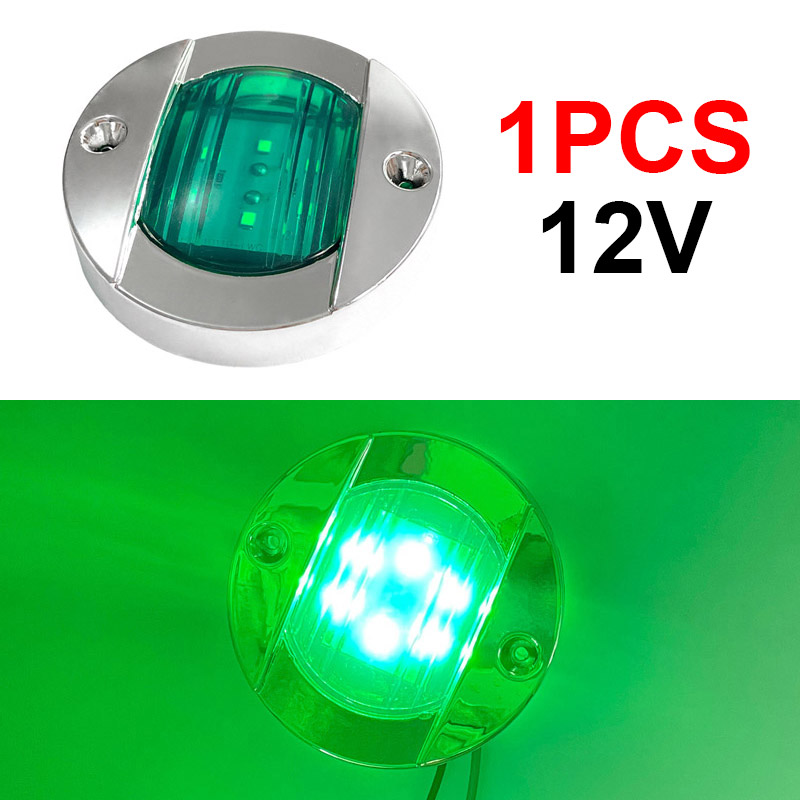 1 kpl  dc12v/24v veneen peräpeilin led-perävaloa pyöreä kylmänvalkoinen led-takavalo jahtilisävaruste sininen/valkoinen/keltainen/vihreä/punainen: Asia selvä