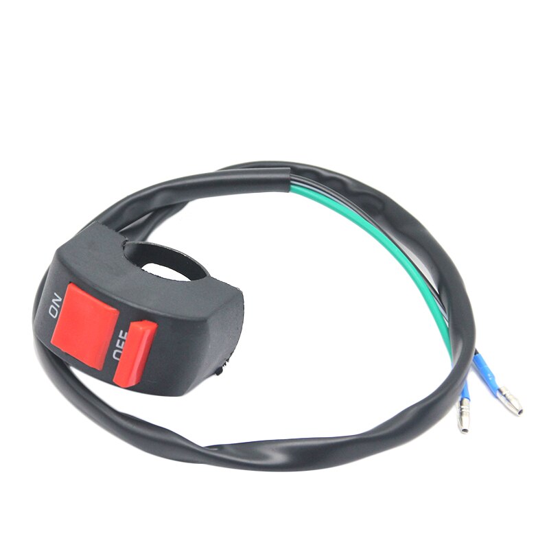 ZSDTRP 12V Universal Motorcycle Scooter LED Headlight Handlebar Light Headlamp Adjustable Mount Waterproof On Off Switch: A 01