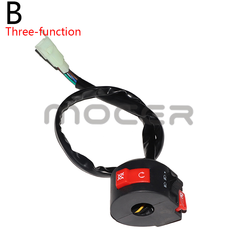 Universal 22mm Motorcycle Switches Motorbike Horn Button Turn Signal Electric Fog Lamp Light Start Handlebar Controller Switch