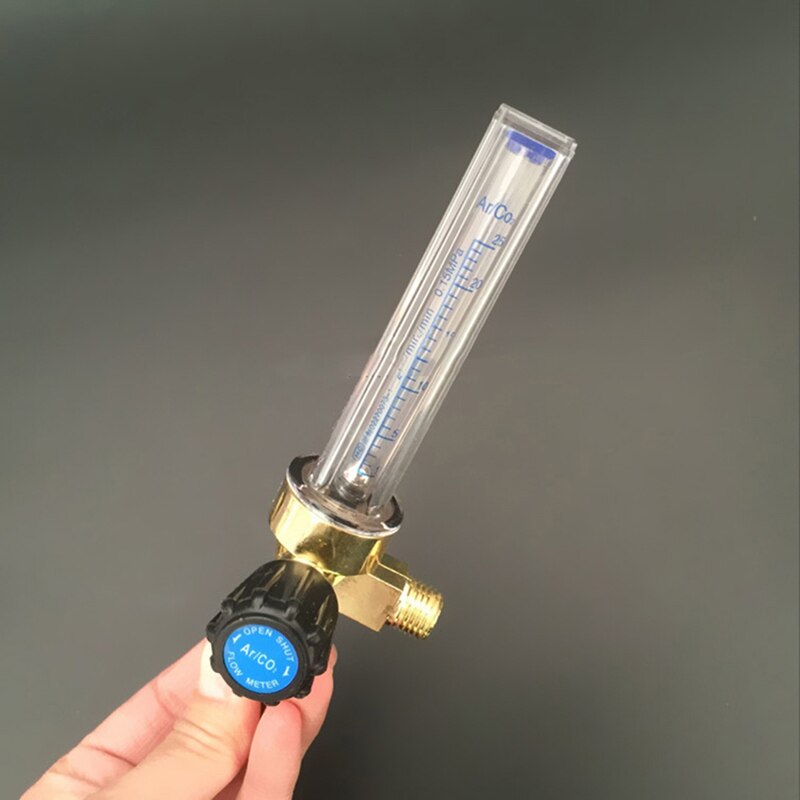 Barb argon virtausmittari 1/4pt 0.15 mpa kaasu  /co2 hitsaussäädin argon  co2 kaasun virtausmittari virtausnopeus kaasun suojaus hitsaustyökalu 7mm