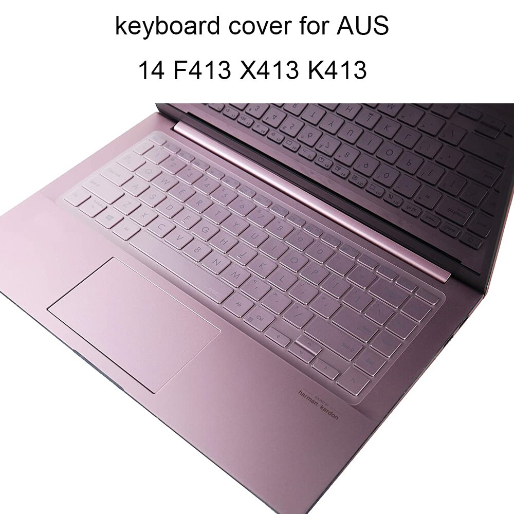 Keyboard Covers for ASUS Vivobook S14 S433 S4600 14 X413 F413 K413 TPU laptop keyboards dust cover soft silcone transparent