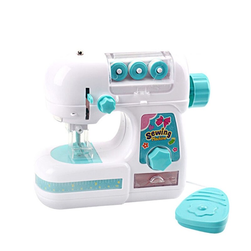 Mini Sewing Machine with Extension Table Dual Speed Portable Sewing Machine for Early Education Learning Toy