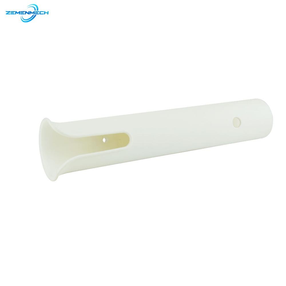 2PCS White Plastic Fishing Rod Holder Fishing Tackle Socket Marine Angling Box Kayak Yacht Catamaran Tube Mount Bracket Pontoon