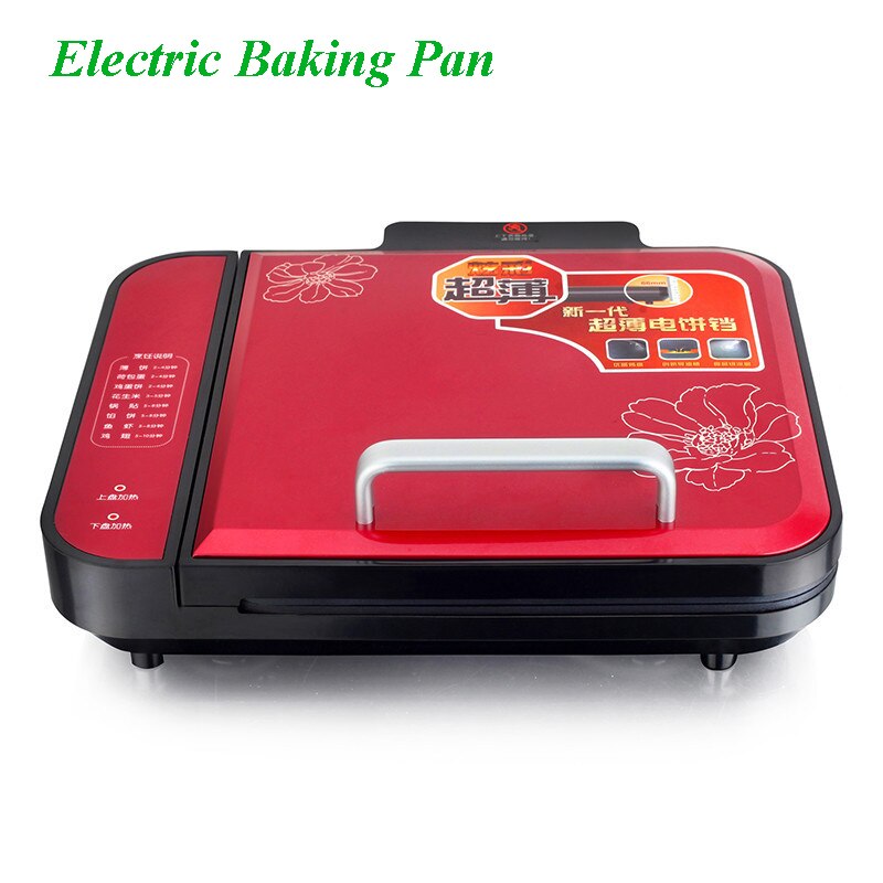 Máquina eléctrica para hacer crepes y tortitas, sartén eléctrica multifunción, calefacción, DLD-006 automática