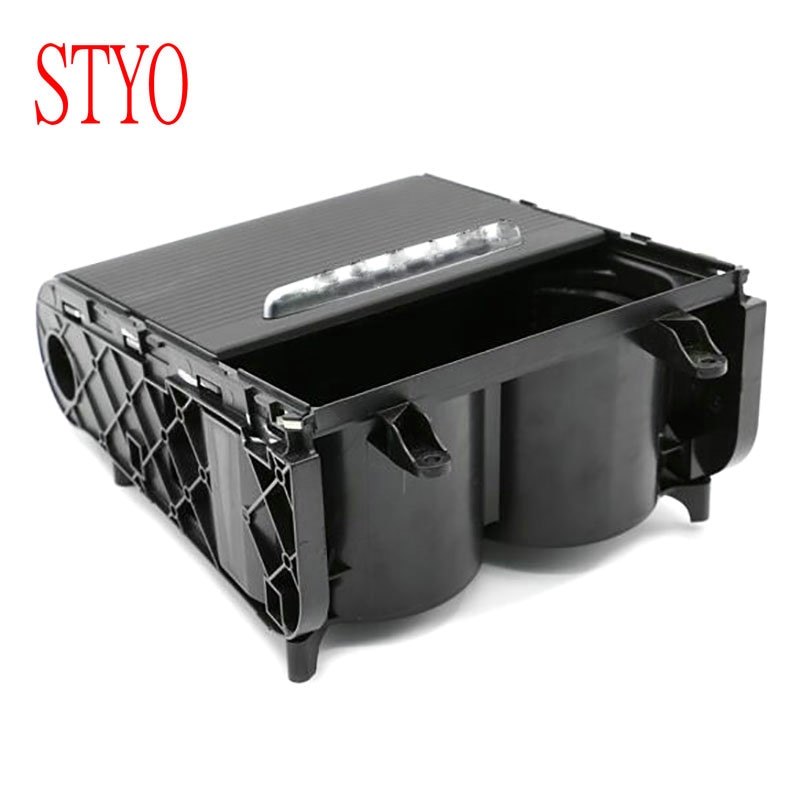 STYO For VW CC Passat B6 B7 Car Drink Armrest Center Console Cup Holder