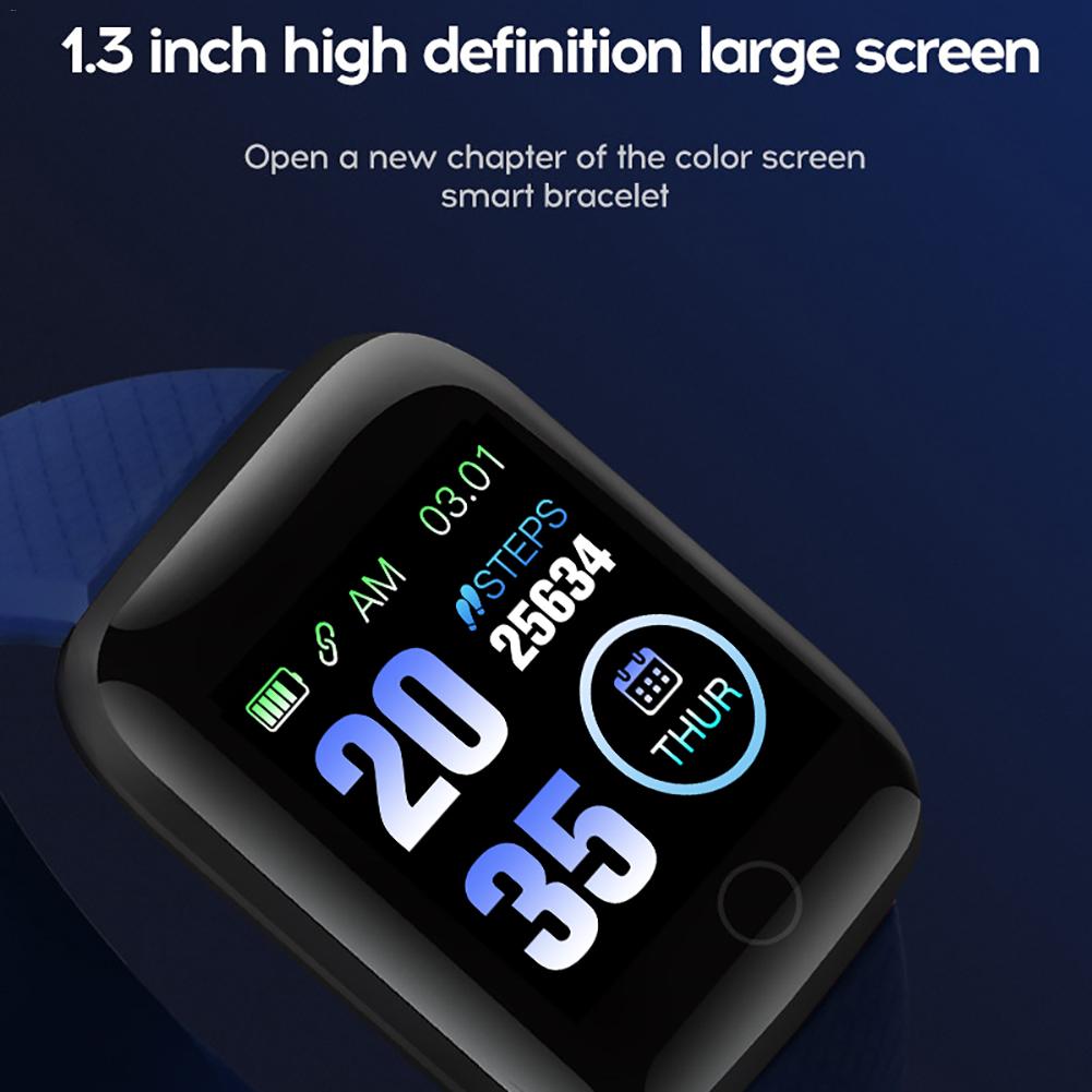 116 Plus Smart Horloge Bond Touch Sport Fitness Bluetooth Armband Intelligent Smartwatch