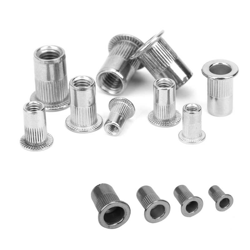 screw thread repair metric threaded inserts Stainless Steel Mixed M3 M4 M6 Rivet Nut Insert Nuts Kit Hardware