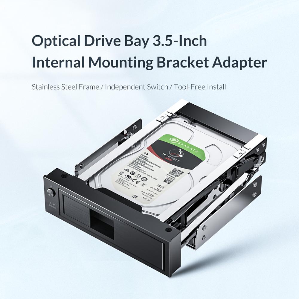 ORICO Hard Drive Caddy 3.5 to 2.5 inch Stainless Internal Hard Drive Mounting Bracket Adapter 3.5 inch SATA HDD Mobile Frame
