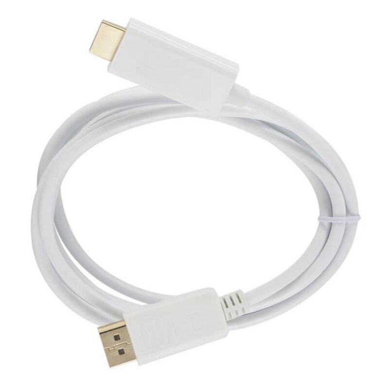 Podstawy Mini DisplayPort do HDMI-kompatybilny kabel-1.8M (biały)