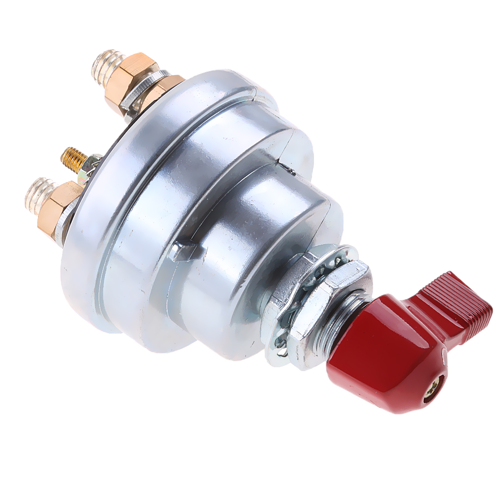 Master Car Battery Disconnect Switch 4 Post DPST Kill Cut Off ON-OFF