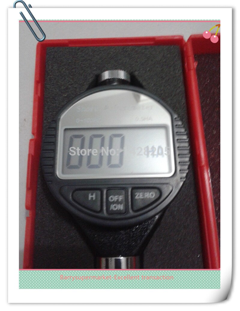 Durometer 0~100HA Dial Scale Rubber Portable Handheld Shore A Digital LCD Display Hardness Meter Tester