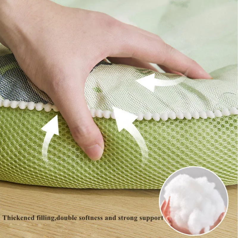 Zomerhondenbed voor kleine middelgrote honden Koelmat Verfrissend bed voor puppy Kitten schoon te maken Rond kattenkussen Huisdier Kalmerende bank