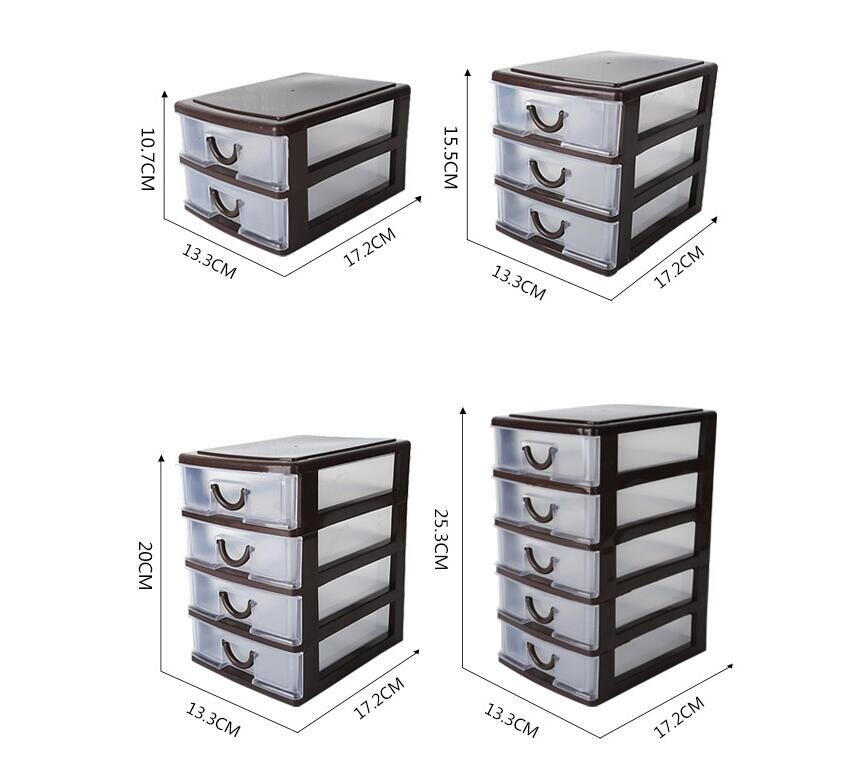 Storage Drawers Mini 2 3 Layers Desktop Drawer Storage Box Sundries Case Small Objects Cosmetics Box Desktop Organizer