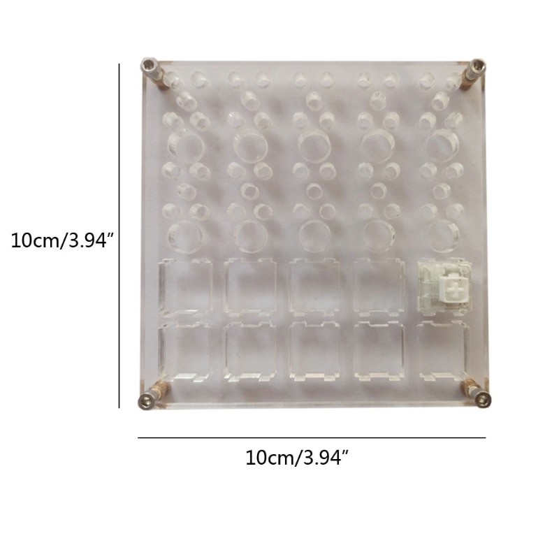 2 in 1 Board for Lubricate Switch Mechanical Keyboard Switch Tester Base DIY Tool Lube Modding Station Platform Key Caps