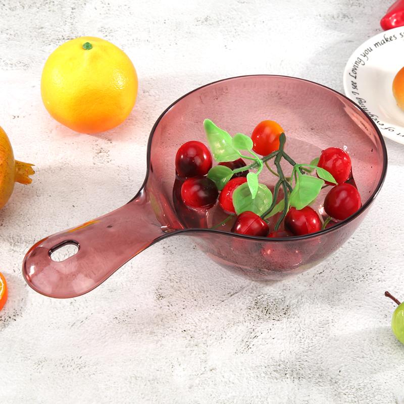 Transparent Water Ladle Plastic Anti-skid Bailer Long Handle Household Water Durable Bailer Kitchen Gadget Supplies