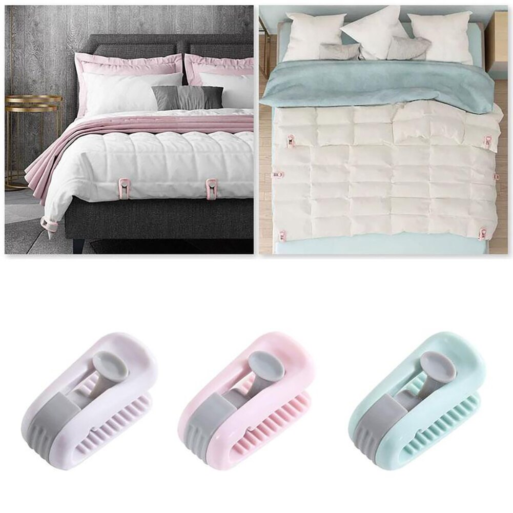 6Stck nicht-Unterhose Decke Decke Clip Bettdecke Decke Clips Kunststoff Decken Verschluss Clip Abdeckung Bettdecke Blatt Fixer Hause kleidung Heringe