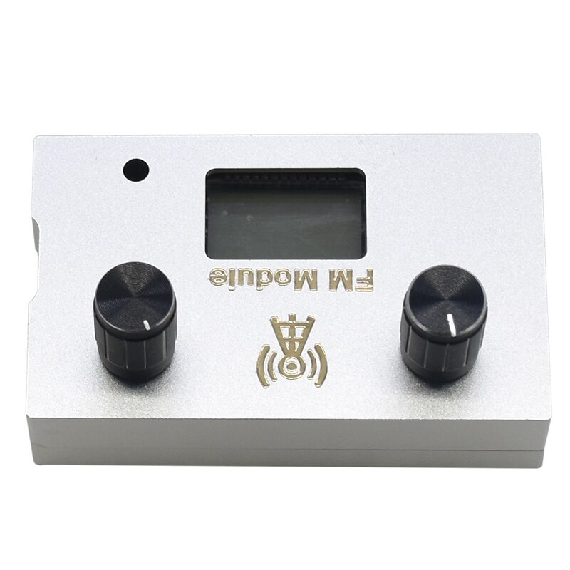 DSP & PLL Digital Stereo FM Radio Receiver Module 87-108MHz with Armor Aluminum Metal Case