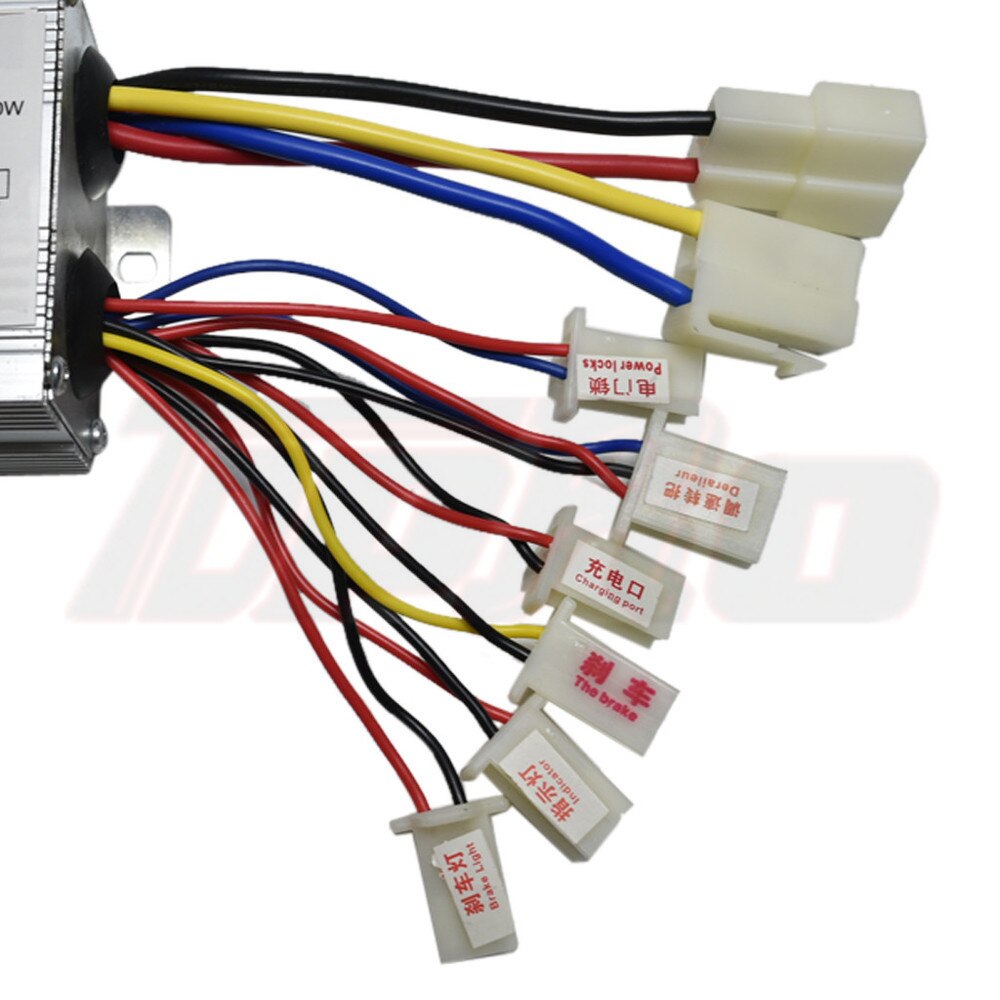 TDPRO-Motor eléctrico con caja de controlador de velocidad cepillado, 24V/36V, 250W/350W/500W/800W, para ATV, GoKart, Quad, Buggy, Pit, EBike, Scooter