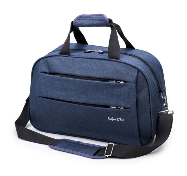 Mannen Reizen Handtas Weekend Handbagage Tassen Mannen Duffel Schoudertas Bagage Overnight Grijs Maletas De Viaje: Large Blue