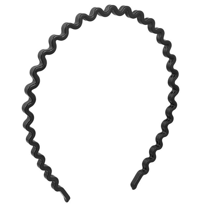 Promoção! Faixa de cabelo ondulado preto plástico do pneu do cabelo do uso feminino: Default Title