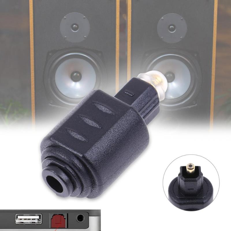 3,5mm Optische Faser Adapter Audio- Adapter Optische Toslink Stecker auf Mini Toslink Buchse Für PC Laptop Zubehör