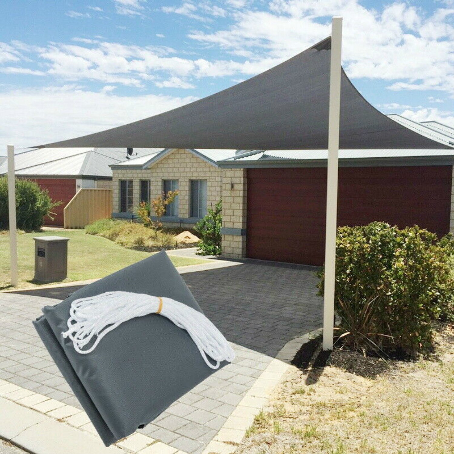 Outdoor Heavy Duty Sun Shade Sail Waterproof Uv Proof Tent Canopy Shelter Sunshade Camping Shade Canopy Cover Awning