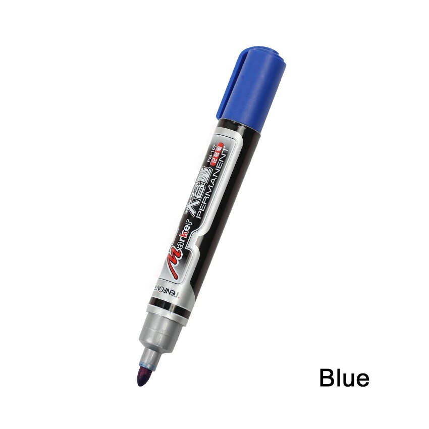 1PC Marker Stifte Gute Wasserdichte Tinte Marker Stift für Schreibwaren Schule Liefert 3 Farbe Erhältlich PM-107: Blau