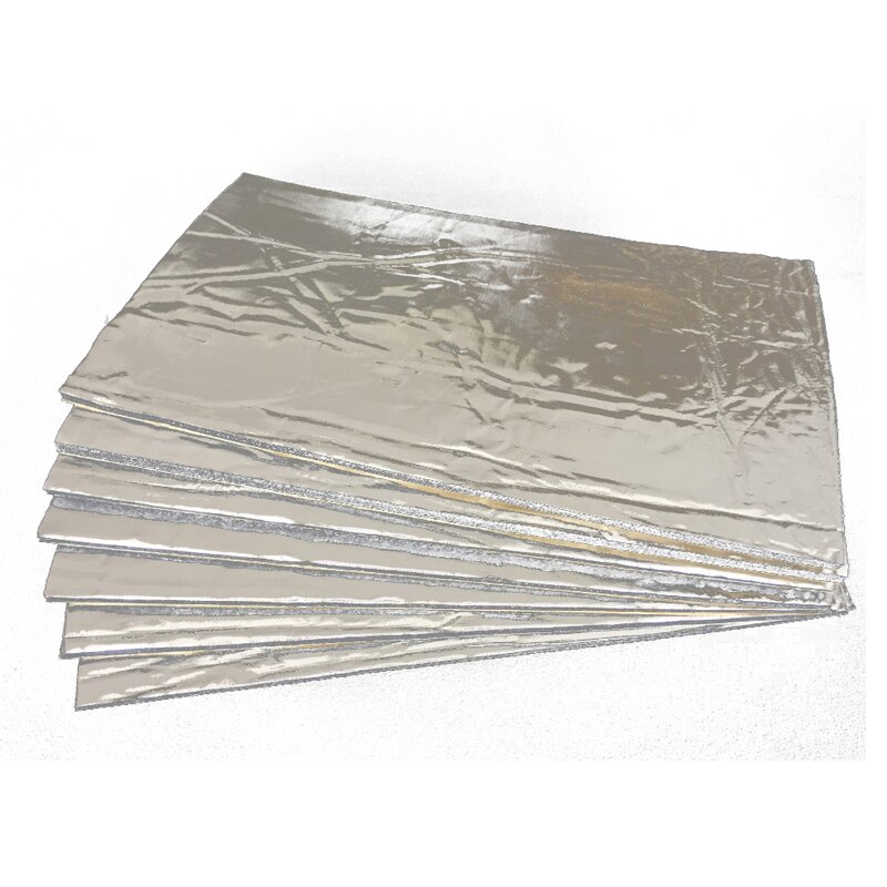 12pcs/lot Vehicle Insulation Closed Cell Foam Sheet Fiberglass 5mm Car Van Sound Proofing Deadening Insulation Hood Insulation