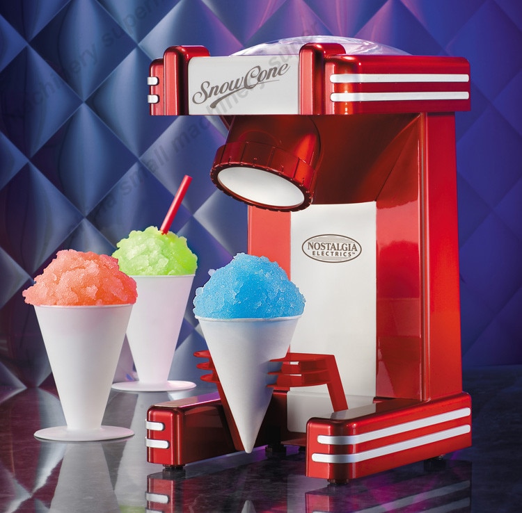 Automatisk kommerciel slushy ismaskine, isknuser, isbarbermaskine