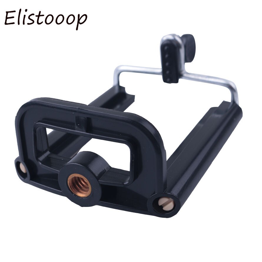 Elistooop Stretchable Rotating Selfie Cell Phone Holder Mount Bracket Clip For Mobile Phone Smartphone Camera Tripod