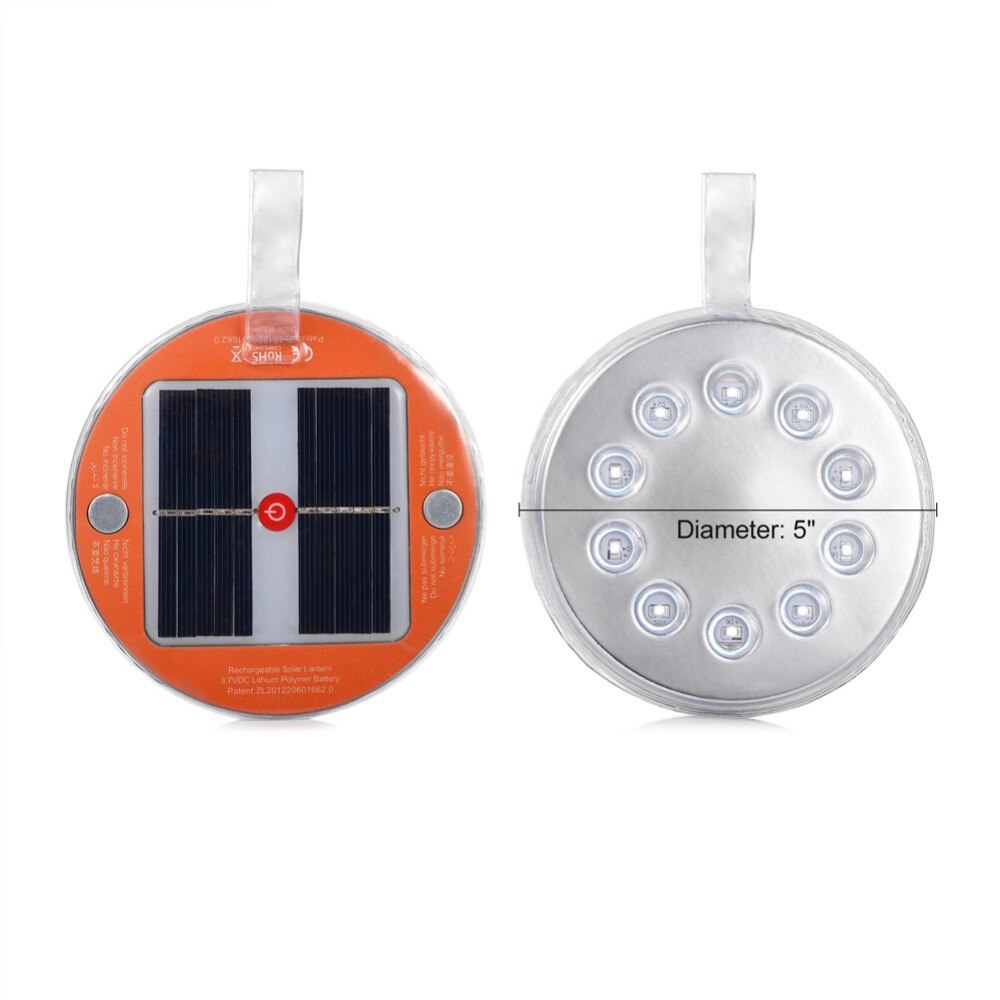 Ledgle Waterdichte Solar Camping Lamp Led Outdoor Lights 3 Verlichting Modes Zonne-energie Lamp Led Verlichting Kamp Tent Fishing Light