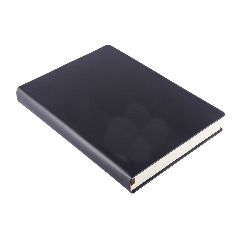 Superdik schetsboek notitieboek 330 vellen blanco pagina's te gebruiken als dagboek, reisdagboek, schetsboek  a4,a5,a6 leren zachte kaft: Zwart / A6